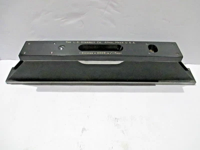 Starrett No. Vintage Nivel Master Precision 199 con estuche de madera D10 Foto 1 de 4