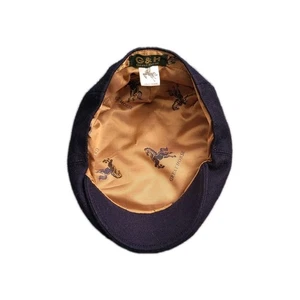 G&H Great Horse Navy Wool Cabbie News Boy Hat Flat Cap 58 Cm USED - Picture 1 of 6