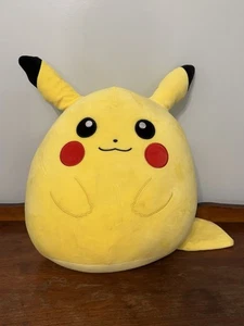 Jazwares Squishmallows Pokemon Pikachu 14 in Plush - Yellow-Used - Picture 1 of 9
