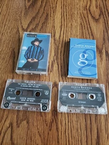 Garth Brooks – Ropin' The Wind And If Tomorrow Never Comes Cassette Tapes VGC  - Picture 1 of 7