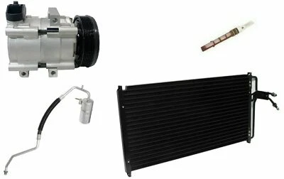 NEW RYC AC Compressor Kit W/ Condenser AE77A-N Fits Ford F-150 4.2L 2001 2002 03 - Image 1 of 4