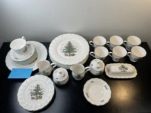 26Pc + 9Pc Vintage NIKKO Japan "Happy Holidays" Fine China Set *READ* - Picture 1 of 17