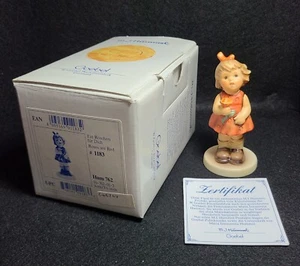 M.J. Hummel Goebel Roses Are Red w/Box/COA 762 Germany 3 1/2" TMK 7 First Issue - Picture 1 of 4