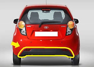 Rear Lip Spoiler Bumper Diffuser For 2010 2011 2012 Chevy Spark Matiz - Picture 1 of 1
