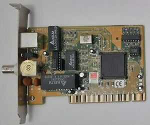 Tarjeta de red LAN-32 PCI (BNC, Ethernet, AMD PCnet-PCI II, retro, 1996) - Imagen 1 de 4