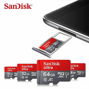 SanDisk Ultra Micro SD Memory Card Class 10 SDHC SDXC 16GB 32GB 64GB 128GB 256GB