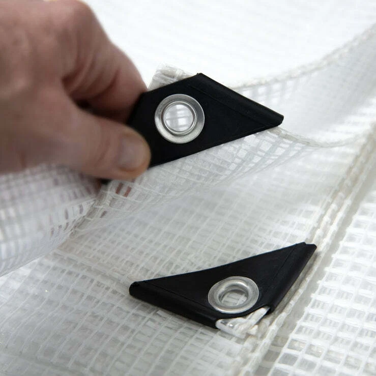 CASA PURA Bâche de Protection Transparent Leno 240g/M² Gewebeplane Holzplane Bache