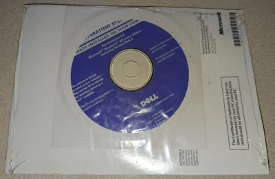⭐️⭐️⭐️⭐️⭐️ Dell Windows XP Home Edition with  Service Pack 2 Reinstall CD - Image 1 of 2