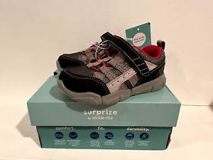 Surprize by Stride Rite Toddler Boys Shoes Size 8M Torin Grey NEW