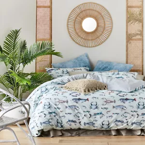 Home Republic Pacific King Quilt Cover Set Aqua BNIP RRP $219.99 - Picture 1 of 6