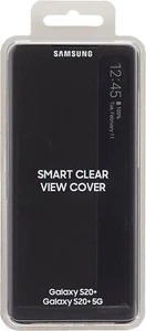 Samsung S-View Flip Cover EF-ZG985 - Flip cover for cell phone - black - S20+, - Picture 1 of 4