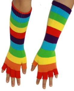 Gravity Threads Long 11" Knit Arm Warmer Warm Fingerless Gloves - Picture 1 of 14