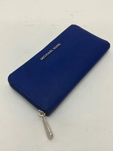 PORTAFOGLIO MICHAEL KORS PELLE BLU - Foto 1 di 6