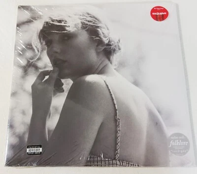 TAYLOR SWIFT FOLKLORE EXCLUSIVE (2LP RED VINYL) CARDIGAN REPUBLIC RECORDS SEALED - Image 1 of 2