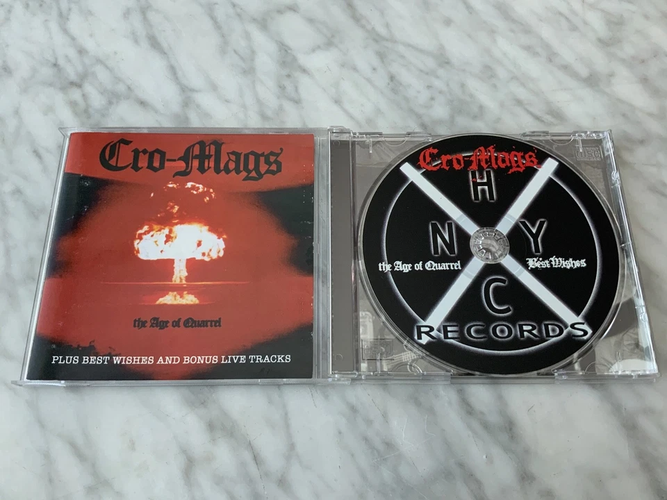Cro-Mags Age Of Quarrel/Best Wishes CD 2004 NYHCR-868901 BONUS TRACKS! RARE! OOP Foto 1 de 4