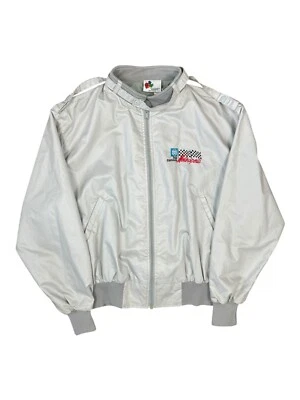 Chaqueta cortavientos Delco Electronics Motorsports gris para hombre L coche carreras a cuadros Foto 1 de 4