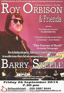 Event Promo Flyer: Barry Steele - Roy Orbison & Friends (St David's, Cardiff) - Foto 1 di 2