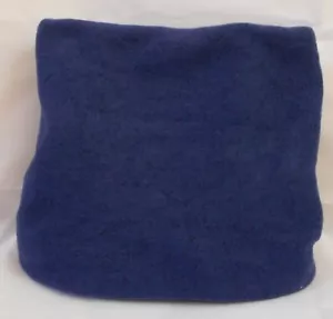 BLUE FLEECE THROW BLANKET SWEATSHIRT BLANKET 50 x 60 INDIGO HEATHER - Bild 1 von 5