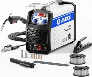 135Apm, MIG Schweißgerät Flussmittel Mig/Lift Tig/Stick 3-in-1 Multiprozess - Bild 1 von 6