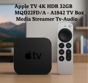  Apple TV 4K HDR 32GB - MQD22FD/A - A1842 TV Box Media Streamer Tv-Audio - Bild 1 von 24