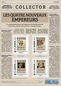 france 2025 cartoon manga ONE PIECE Monkey LUFFY buggy Shanks ms4v COLLECTOR - Picture 1 of 2