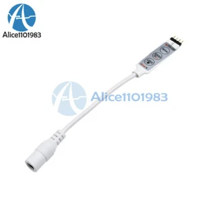 For 3528 5050 RGB LED Strip Light DC 5V 3/17/24/20/44 Key IR Remote Controller - Picture 1 of 27