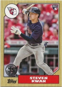 Aggiornamento Topps 2022 1987 Inserto Topps 87BTU-17 Steven Kwan Guardians RC - Foto 1 di 1