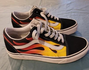 Vans Flame Canvas Wildleder Schuhe-Größe Men’s 6.0 Women’s 7.5 - Bild 1 von 5