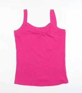 Evie Womens Pink Cotton Blend Tank Size 12 - Picture 1 of 12