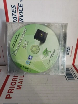 Dreamweaver MX Learn Different Volume 4 Disc And Case Only New Sealed #162j - Image 1 of 2
