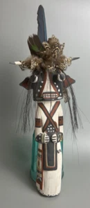 Figura Muñeca Katsina/Kachina Nativa Americana Hopi Firmada por Delvin Huma - Imagen 1 de 10