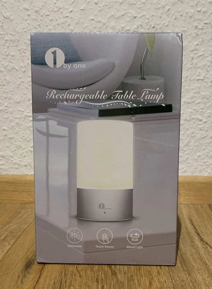 1byone LED Lampe Tischlampe Touch Sensor Dimmer Mehrfarbig einstellbar Stufenlos - Bild 1 von 4
