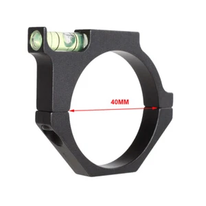Rifle Bubble Level Scope Mount 40MM Ring Mounts with Level Ball For Hunting - Picture 1 of 5