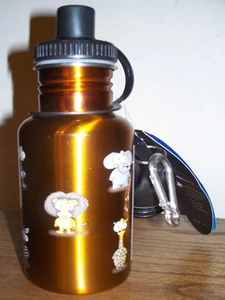 EDELSTAHL TRINKFLASCHE / WASSERFLASCHE - 17 oz / 500 ml - Cartoon Tier - Neu mit Etikett! - Bild 1 von 5