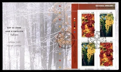 Mayfairstamps Canadá FDC 2003 Hojas de Árbol Combo Primer Día Cubierta aau_88831 Foto 1 de 2