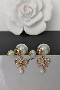 Dior Tribales Earrings Resisn Pearl - Picture 1 of 4