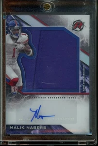 2024 Topps Resurgence #RPA-MN Malik Nabers Resurgence Rookie Patch Autographs - Bild 1 von 2