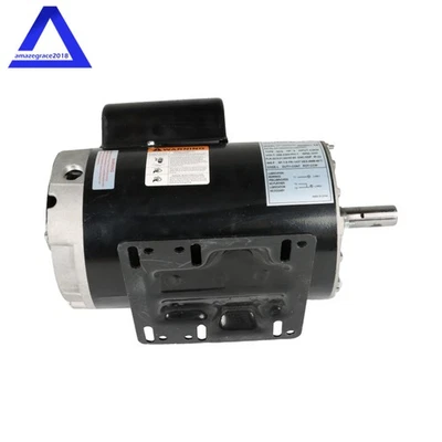 Compressor Duty 1 Phase Electric Motor 5HP 230V 3450 RPM Frame-56HZ 7/8' Shaft - Image 1 of 4