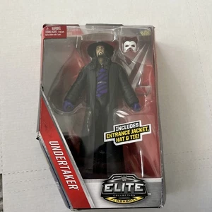 Mattel WWE The Undertaker Figure Elite Collection Flashback with jacket, hat Tie - Picture 1 of 9