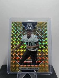 Mosaico Panini 2023 - Rookies Darnell Washington #306 mosaico amarillo reactivo - Imagen 1 de 2