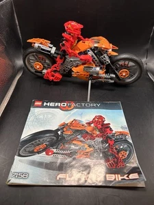 LEGO Hero Factory Furno Bike Set 7158 Complete with Instructions NO RED BALLS - Photo 1/13