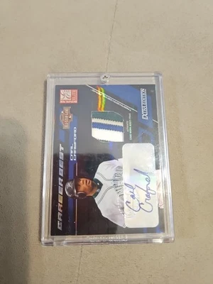 2004 SP ELITE EXTRA EDITION CARL CRAWFORD CAREER BEST ALL STARS PATCH AUTO 6/10  - Image 1 of 4