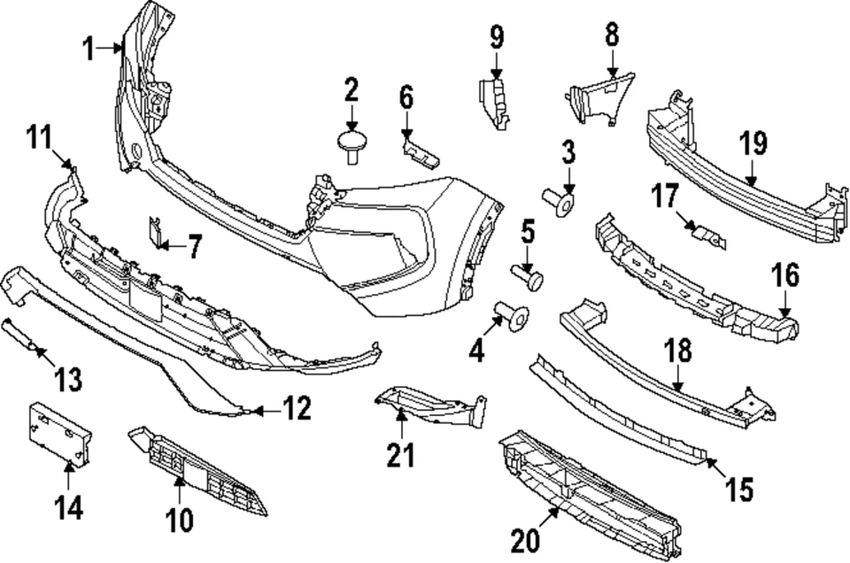 Original Nissan 2024-2025 Nissan Rogue - Conjunto de obturador 21421-4MT0A Foto 1 de 1