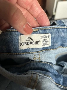 JORDACHE BIB GIRLS OVERALLS. SEQUINS ON FRONT YOU CAN CHANGE DESIGN WITH - Picture 1 of 13