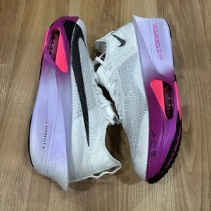 Size 9 - Nike Air Zoom Alphafly Next% 3 White Vivid Grape FD8311-100 Mens - Picture 1 of 7