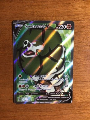 Sandaconda V (Full Art) 184/192 Swsh02: Rebel Clash Holo - Image 1 of 2