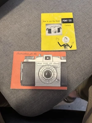 Kodak Pony 135 original instruction manuals, excellent condition, FREE SHIPPING - Image 1 of 2