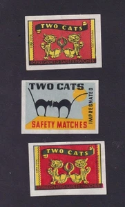 3 Ancienne  étiquette allumettes  Yougoslavie  BN185811 Chat - Imagen 1 de 1