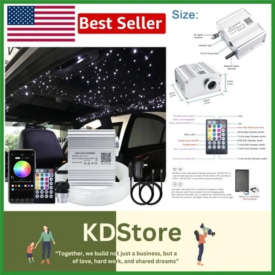 Smart Bluetooth Fiber Optic Star Ceiling & Car Light Kit - Image 1 of 4