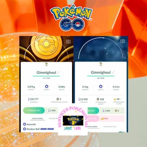 Pokémon Go - Shiny Gimmighoul | Fondo/O sin fondo | PTC o COMERCIO 20K - Imagen 1 de 1